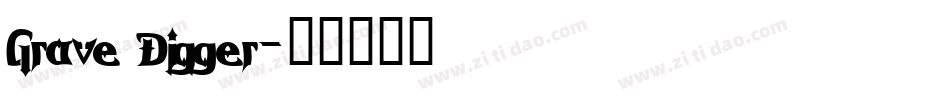 Grave Digger字体转换